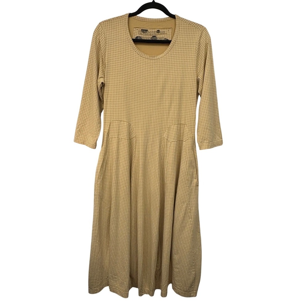 Rundholz Black Label Dress Small Avant-Garde 3/4 Sleeve Midi Lagenlook